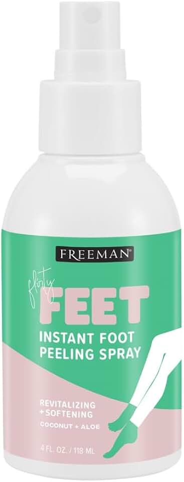 Freeman Flirty Feet Instant Foot Peeling Spray, Exfoliating Fo...