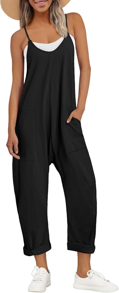 AUTOMET Jumpsuits for Women Casual Summer Outfits Rompers Comf...