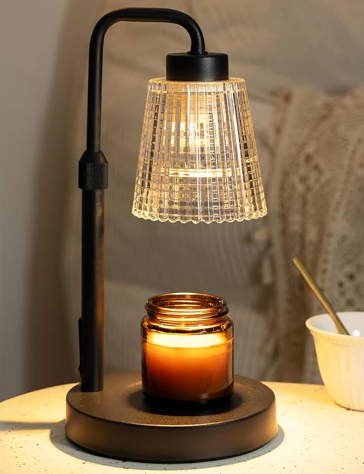 Candle Warmer Lamp with Timer Dimmable, Birthday Gifts for Wom...