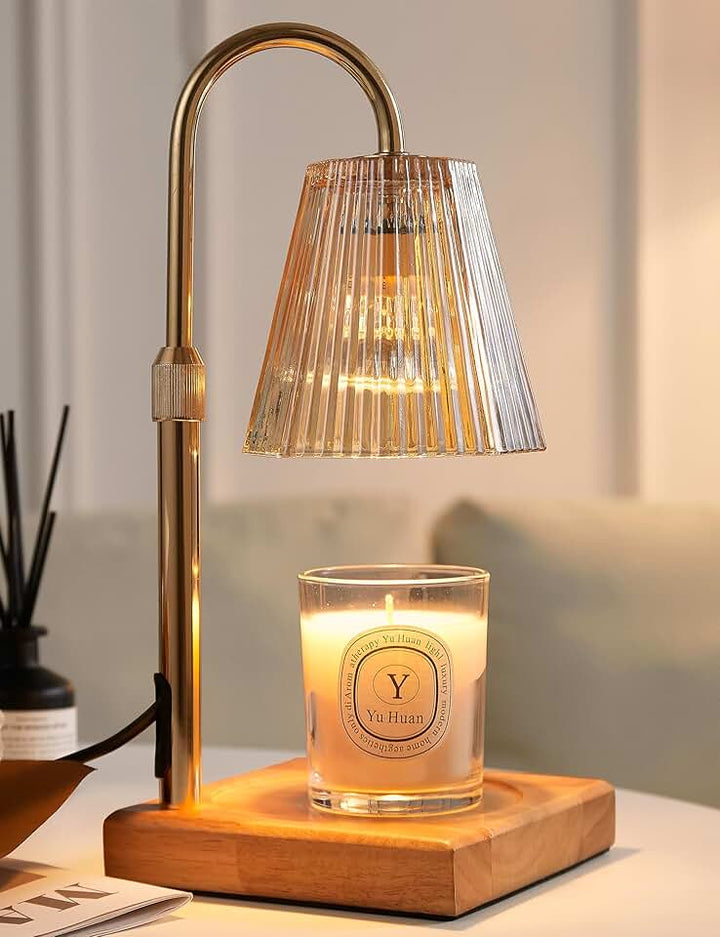 Candle Warmer Lamp with Timer, Dimmable Candle Warmer for Home...