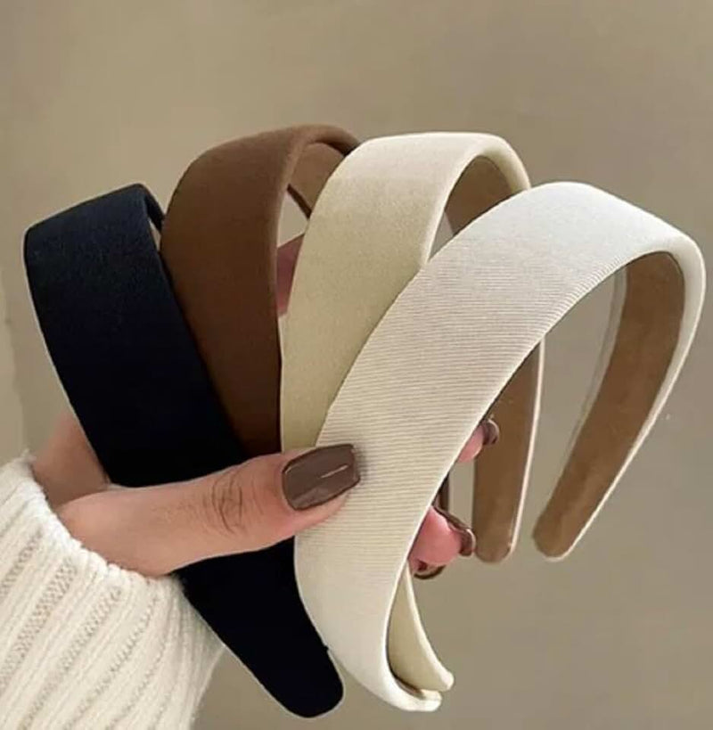 Huachi Headbands for Women Non Slip Trendy Headbands for Women’s Hair 1 inch Wide Cute Headband for Girls, Fall Head Ban