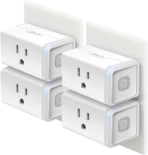 Kasa Smart Plug HS103P4, Smart Home Wi-Fi Outlet Works with Alexa, Echo, Google Home & IFTTT, No Hub Required, Remote Co