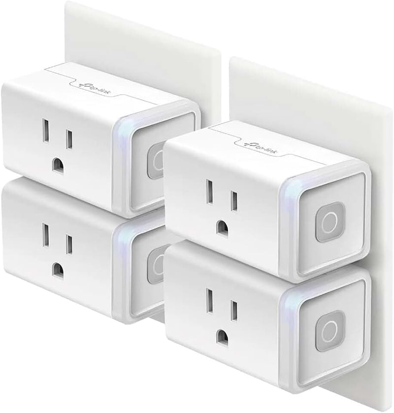 Kasa Smart Plug HS103P4, Smart Home Wi-Fi Outlet Works with Alexa, Echo, Google Home & IFTTT, No Hub Required, Remote Co