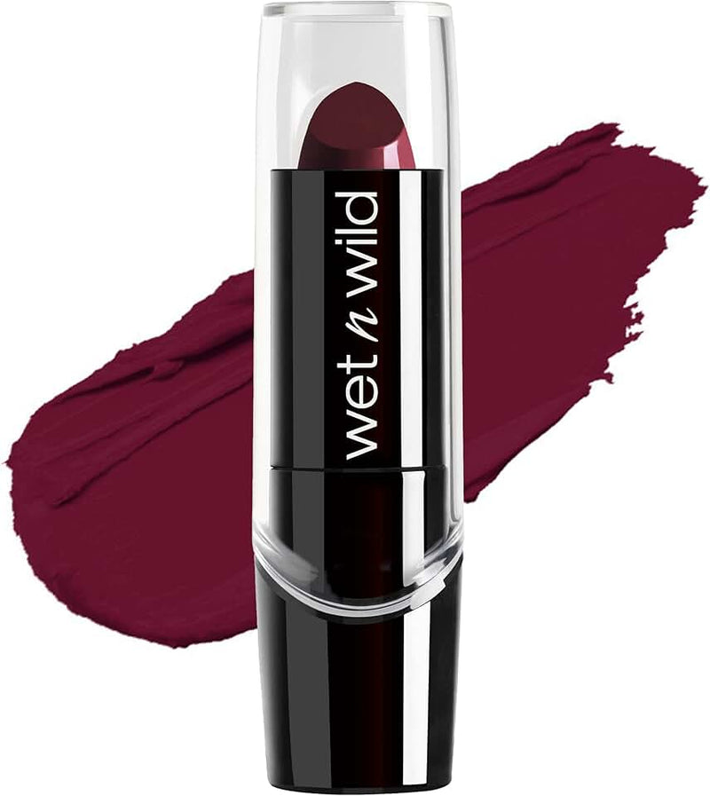 wet n wild Silk Finish Lipstick, Hydrating Rich Buildable Lip Color, Formulated with Vitamins A,E, & Macadamia for Ultim