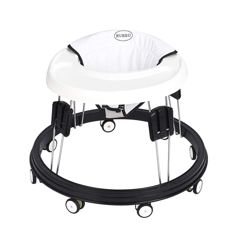The Foldable Baby Walker, Suitable for 66-80cm Height Wheeled Baby boy and Girl Walker, Mute Anti-Rollover Baby Walker, Avoid Bicycle Rollover, Foldable Baby Chair
