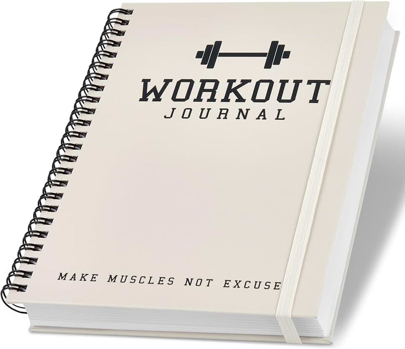 ZICOTO Ultimate Workout Journal - Complete Fitness Training Planner for Men and Women - Track PRs, Build Muscle & Domina