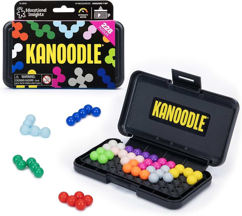 Educational Insights Kanoodle - 3D Brain Teaser Puzzles for Kids, Spatial Puzzle Games for Adults, Teens and Kids, Probl