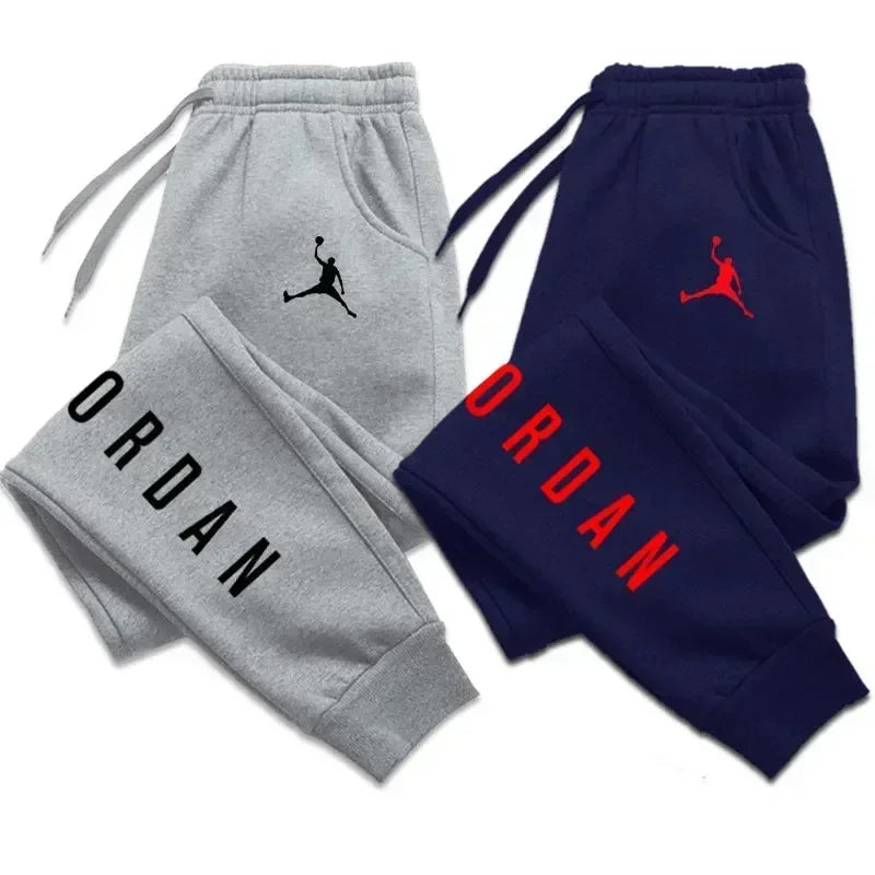 Men's winter and spring sport casual pants, sport running pants, Harlekuku street print clothing pants, comfortable Harl