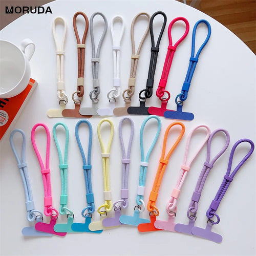 for Mobile Phone Adjustable Short Lanyard Universal Colorful Hand Wrist Strap Rope for Cell Phone Ca