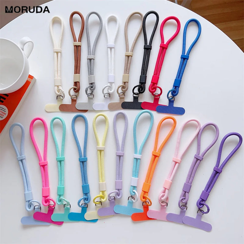 for Mobile Phone Adjustable Short Lanyard Universal Colorful Hand Wrist Strap Rope for Cell Phone Ca