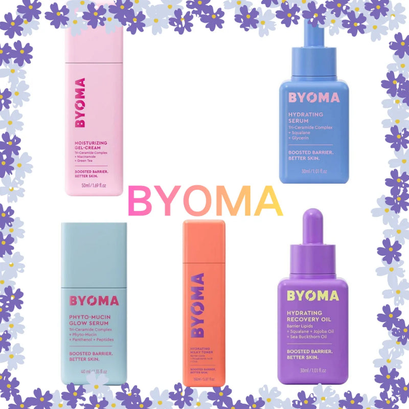 BYOMA Boosted Barrier Hydrating Recovery Oil Hydrating Serum Moisturizing Gel Cream Phyto Mucin Glow Serum Luxury Face O