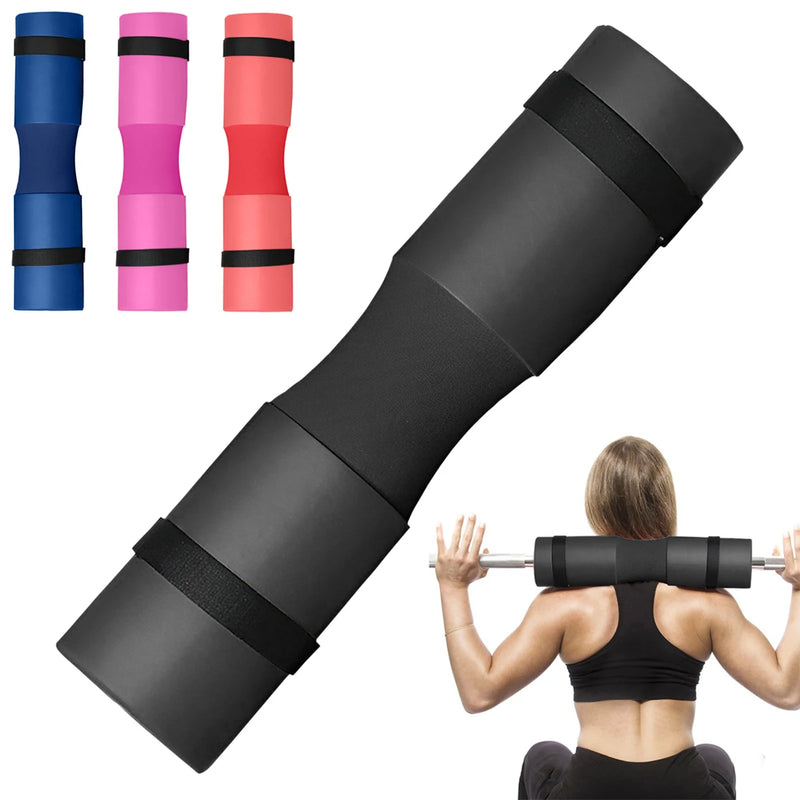 17.7-inch Thickened Barbell Foam Pad Fitness Weightlifting Squat Pad Is Non-slip Neck and Shoulder Training Cushioning A