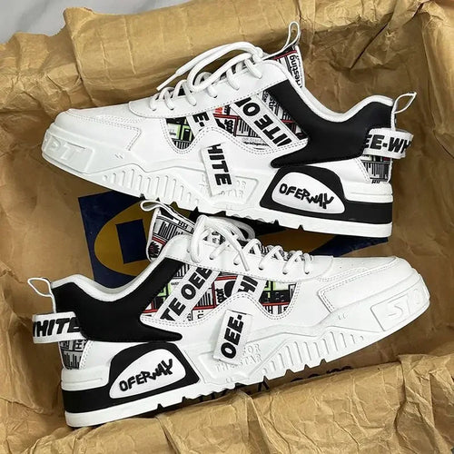 Casual Fashion Leather Sneakers New Skateboard Mens Shoes Outdoor Running Sports shoes Hiking Tennis Platform Luxury foo