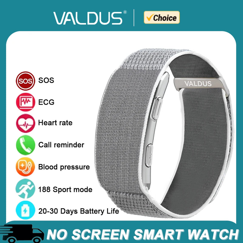 VALDUS VITRO ECG Smart Bracelet Heart Rate Blood Pressure Waterproof Long Battery Life Fitness SOS 2