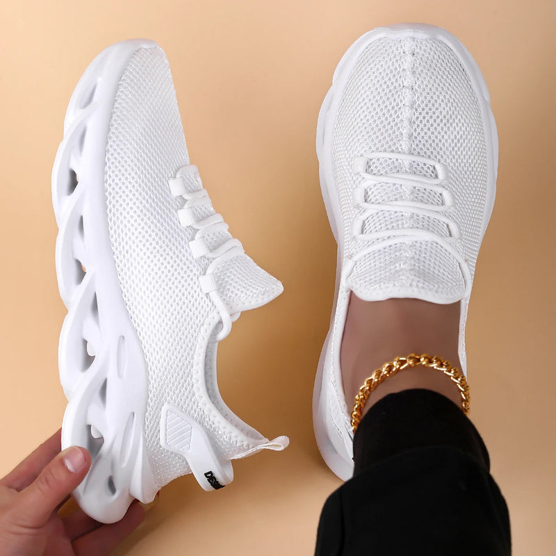 Men Casual Sport Shoes Breathable Lightweight Sneakers Outdoor Mesh Black Running Shoes Athletic Jogging Tenis Walking S