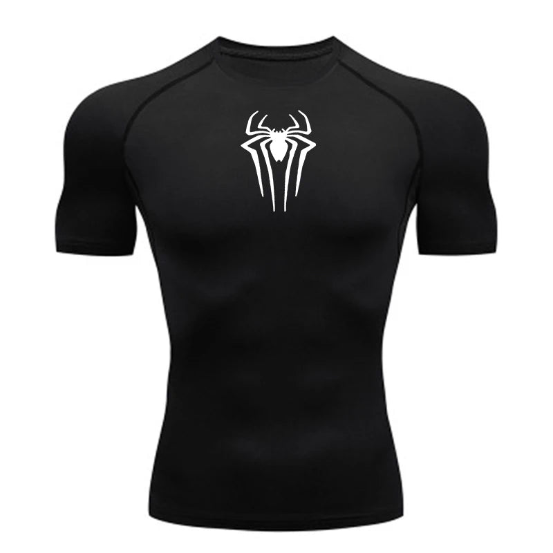 2025 Compression T Shirt Men Short Sleeve Sport Tees Fitness Running Sportsear Men Gym Elastic Quick Dry Jogging T-shirt