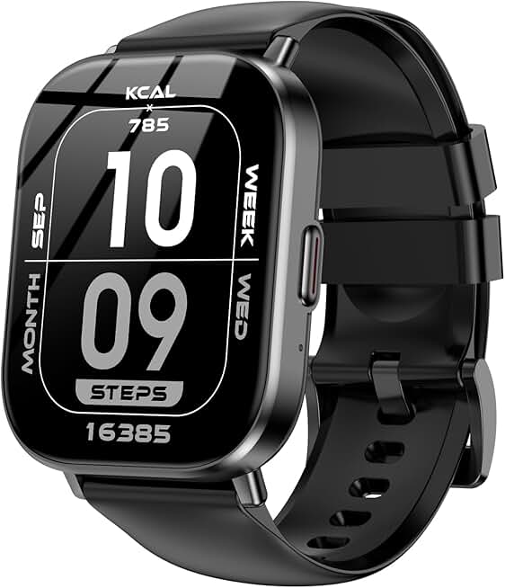 Smart Watch with 2.01" HD Touchscreen, Bluetooth Calling, 120+ Sports Modes, 24/7 Heart Rate & Sleep Monitoring, IP67 Waterproof Fitness Tracker, Compatible with iOS and Android (Black)