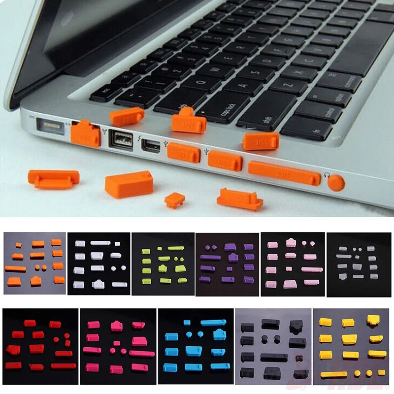 16Pcs/set Universal Anti Dustproof Notebook Port Plug Silicone...
