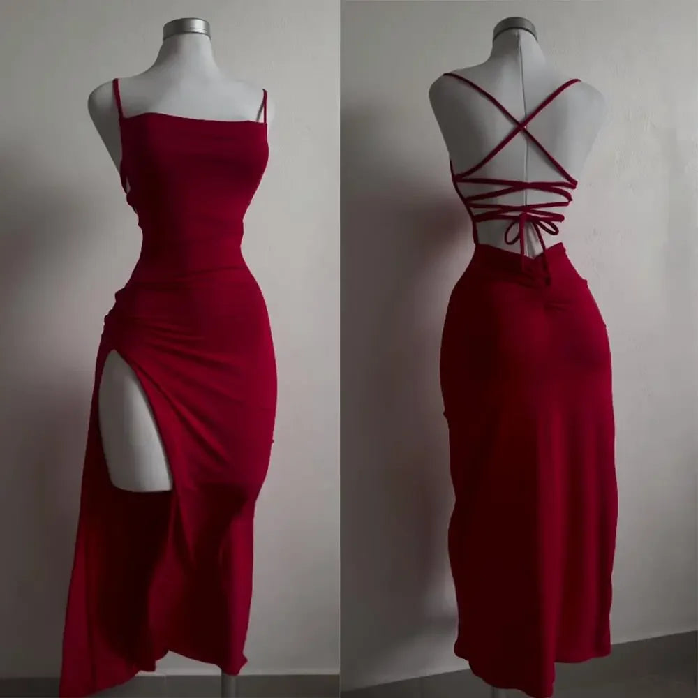 2026 Explosive New Summer Dress High Sensibility Halter Strap ...