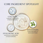 #OOTD Collagen Hydrating Sheet Masks for Face Korean Anti Aging Mask Sheet for Dry Skin & Sensitive Skin, EVE Vegan, Not Tested on Animals, No Parabens, No Sulfates, Hyaluronic Acid, Witch Hazel 10EA