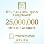 #OOTD Collagen Hydrating Sheet Masks for Face Korean Anti Aging Mask Sheet for Dry Skin & Sensitive Skin, EVE Vegan, Not Tested on Animals, No Parabens, No Sulfates, Hyaluronic Acid, Witch Hazel 10EA