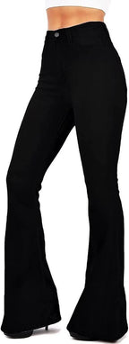 KDF Flare Jeans for Women Women's Bootcut Bell Bottom Jeans High Waisted Stretch Slimming Bell Bottoms Jeans