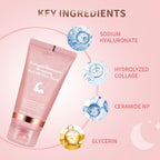 Collagen Night Wrapping Mask, Colorless Gel Deep Nourishing Firming Mask, Enhances Skin Elasticity, Instant Removal Film Forming Hydrating Skincare (1PCS)