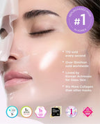 AROCELL Super Collagen Overnight Hydrogel Mask with Retinol & Stem Cell | Firming, Lifting, Plumping, Long-Lasting Glow | Korean Glass Skin Care | 43g x 4