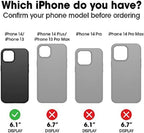 OtterBox iPhone 14 & iPhone 13 Commuter Series Case - BLACK , slim & tough, pocket-friendly, with port protection