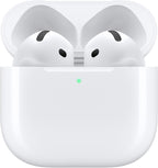 Apple AirPods 4 Wireless Earbuds, Bluetooth Headphones, Personalized Spatial Audio, Sweat and Water Resistant, USB-C Charging Case, H2 Chip, Up to 30 Hours of Battery Life, Effortless Setup for iPhone