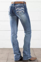 PEIHOT Bootcut Jeans for Women Mid Rise Straight Leg Stretchy Bootcut Denim Pants Cowgirl Western Outfit Trendy 2026