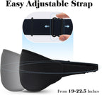 Fygrip 3D Eye Mask Sleep Mask for Men & Women, 100% Pressure-Free & Light Block-Out Eye Mask for Sleep with Easy Adjustable Strap, Night Eye Cover for Travel, Black