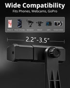 UBeesize 12" Desk Ring Light with Stand & Phone Holder - Adjustable Studio Light for Photography，Zoom Meetings, YouTube, TikTok, Live Streaming