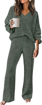 RUMIA Lounge Sets for Women 2026 Vacation Matching Track Suits Sweater Fall Outfits (S-2XL)