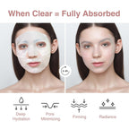 Bio-Collagen Face Mask, Real Deep Hydrating Collagen Overnight Mask, Face Masks Skincare, Facial Sheet Masks for Skin care, Pore Minimizing, Firming, and Moisturizing. (4 Count (Pack of 1))