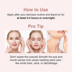 Bio-Collagen Face Mask, Real Deep Hydrating Collagen Overnight Mask, Face Masks Skincare, Facial Sheet Masks for Skin care, Pore Minimizing, Firming, and Moisturizing. (4 Count (Pack of 1))