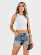EFAN Womens Sexy Sleeveless Double Lined Crop Tops Workout Cute Tight Racerback Tank Tops Summer Clothes Teen Girls 2025