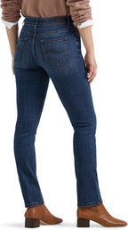 Lee Womens Ultra Lux Comfort with Flex Motion Straight Leg Jean
