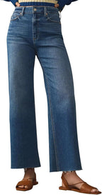 KUNMI Jeans for Women Wide Leg Baggy High Waist Boyfriends Straight Leg Stretchy Denim Pants Trendy Fall 2025