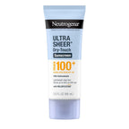 Neutrogena Ultra Sheer Dry-Touch Sunscreen Lotion, Max 100+ Broad Spectrum SPF 100 UVA/UVB Protection, Lightweight, Non-Greasy Sunscreen, Oxybenzone-Free, Antioxidant, Travel Size, 3 fl oz