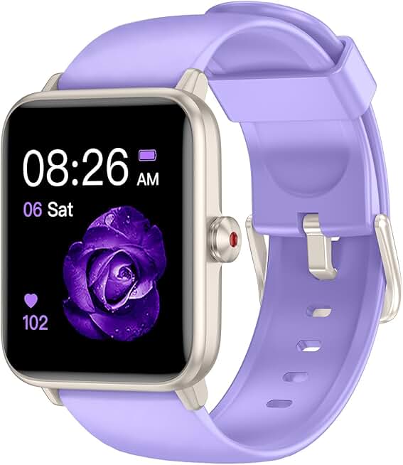 Smart Watch, Fitness Tracker with Heart Rate Monitor, Blood Oxygen, Sleep Tracking, 1.5 Inch Touchsc