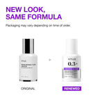 Anua Retinol Serum for Smooth & Renewed Skin, 0.3% Retinol, 5% Niacinamide, Hydration & Glass Skin, Gentle for Beginners, Korean Skincare, 1.01 fl oz