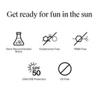 Neutrogena Sunscreen Lotion Beach Defense SPF 50, Face and Body Sunscreen, Hawaii Reef Act 104 Compliant, Octinoxate & Oxybenzone Free, Oil Free, Fast Absorbing Sun Care, 6.7 fl oz