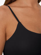 Trendy Queen Double Lined Adjustable Spaghetti Strap Tank Top for Women Cute Summer Basic Crop Top for Teen Workout Going Out