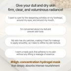 mixsoon Bean Collagen Hydrogel Mask Hydration All-In-One Firming, Soothing Gel Formula Face Mask for Radiant, Smooth Skin Stocking Stuffers 35g / 1.18 fl.oz. (5ea) Korean Glass Skin Care