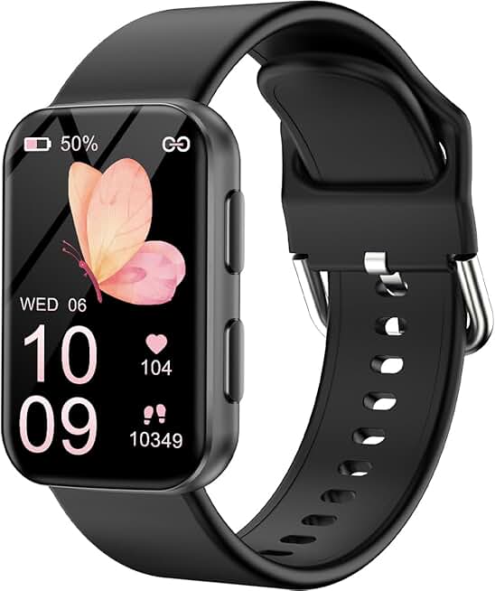 MorePro Health Fitness Tracker for Women Men, 24/7 Heart Rate Blood Pressure & Oxygen Monitoring, Sleep Tracker, 120+ Sp