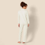 Amazon Essentials Women's Long Sleeve Cotton Modal Pajama Set, Loungewear with Full-Length Bottom