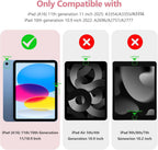 Wenlaty Compatible with iPad (A16) 11th Generation Case 11 Inch 2025, for iPad 10th Generation Case 10.9 Inch 2022 with Pencil Holder, Trifold Stand Protective Cover, Auto Wake/Sleep, Watermelon Pink