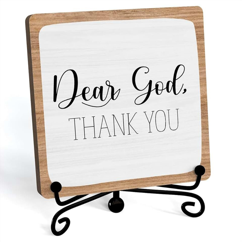 Home Decor, Farmhouse Shelf Table Decor, Christian Office Home Décor Accents For Living Room Mantle Coffee Bar Bookshelf