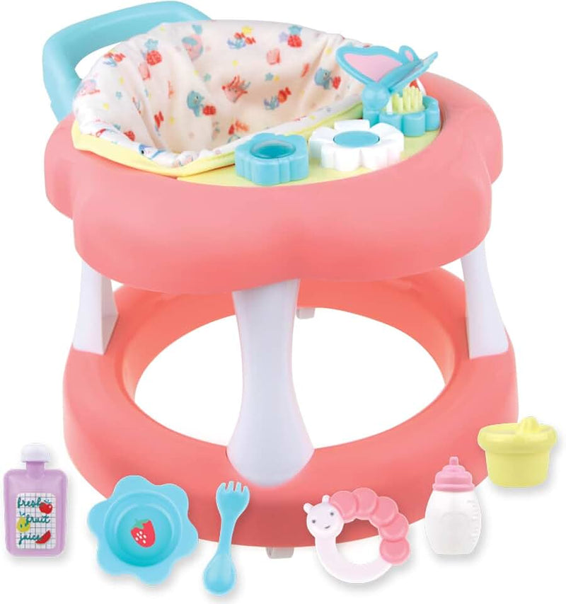 JC Toys - For Keeps Playtime! | Baby Doll Walker Gift Set | Fits Dolls up to 17" | Cloth Seat for easy use and Play Acce